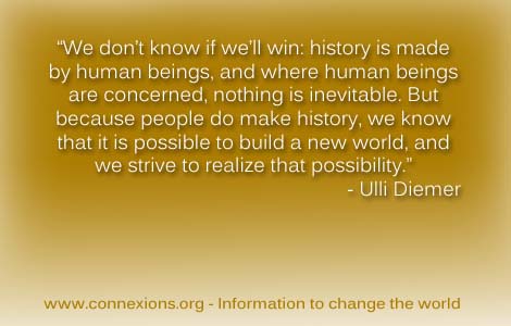 Ulli Diemer: People make history, nothing is inevitable