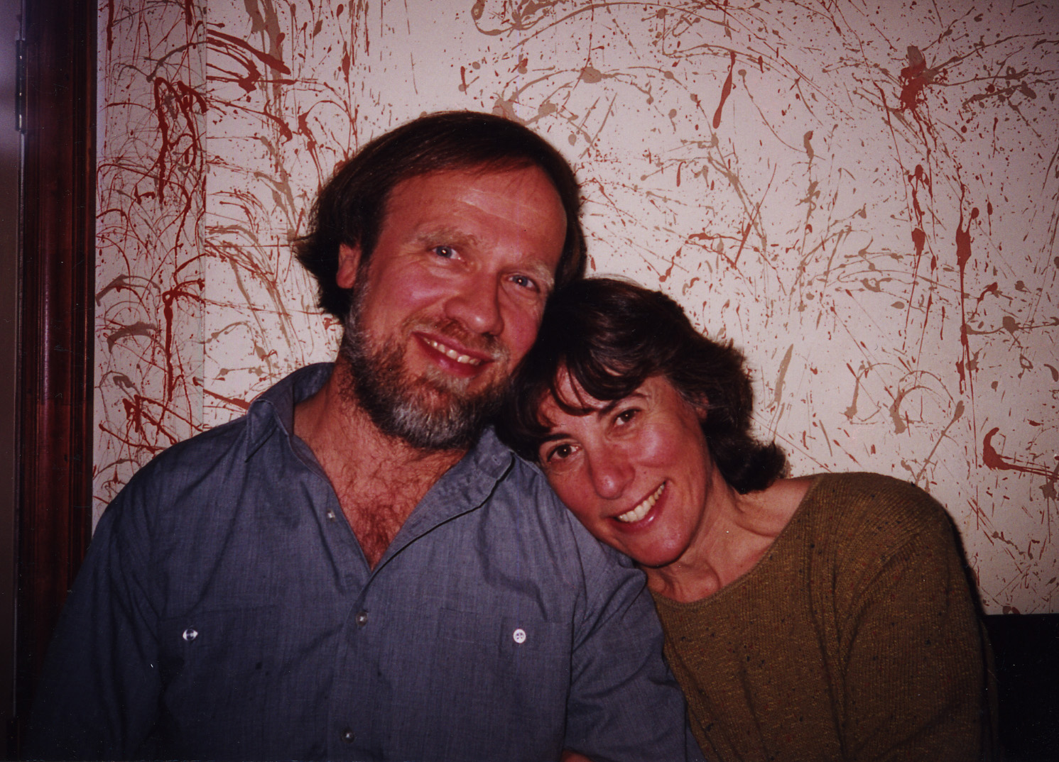 Ulli Diemer and Miriam Garfinkle at Sensual Cafe, Toronto.