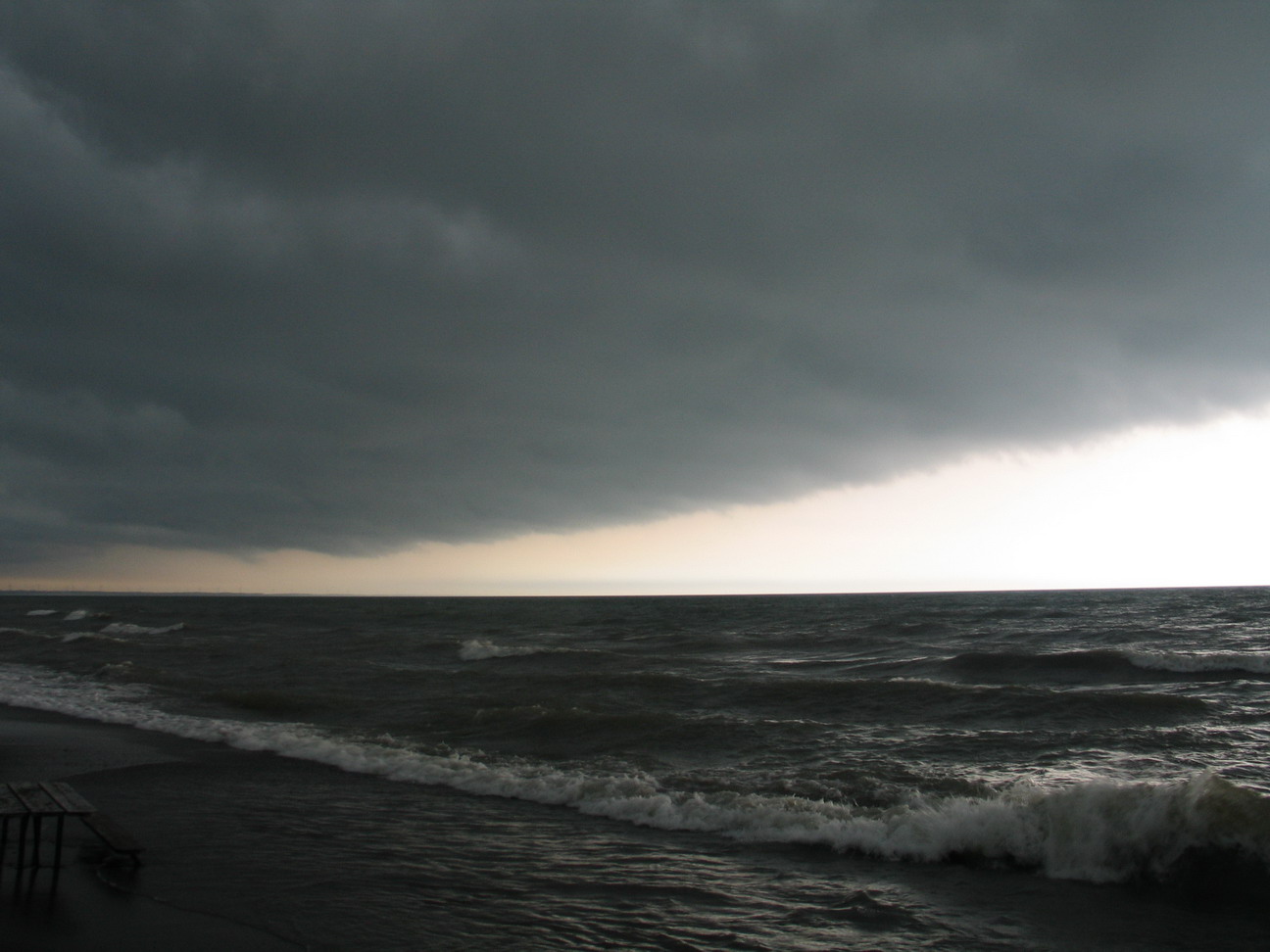 Lake Erie, storm approaching. Photo by Ulli Diemer