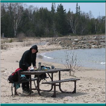 39bw-Miriam-PicniconBeach-MacGregorPark - Photo by Ulli Diemer