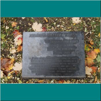 Rifleman William Tempest, Necropolis Cemetery - Photo by Ulli Diemer